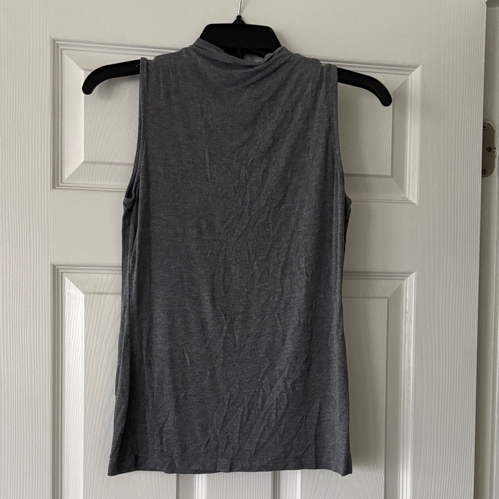 Halogen Charcoal Sleeveless Tank Top